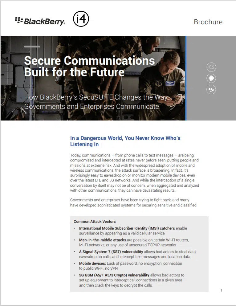 Secure Communications Built for the Future